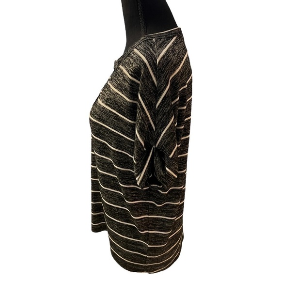 Banana Republic Factory Black Striped Shirt XS - Picture 2 of 6